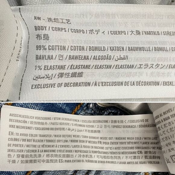 Abercrombie & Fitch 90s Curve Love High Rise Jeans Medium Wash Women's Size 27 - Picture 8 of 10